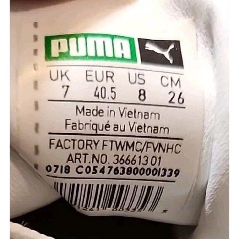 Puma Mens Shoes Sneakers GV Special Plus 366613 01 White Athletic‎ US Size 8 M